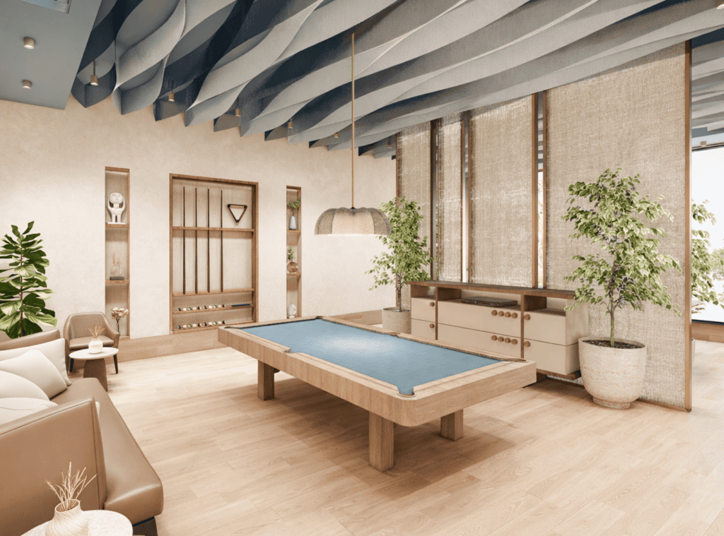 Floral Pathways Clubhouse — clubhouse interior design by Ochreink, Mumbai
