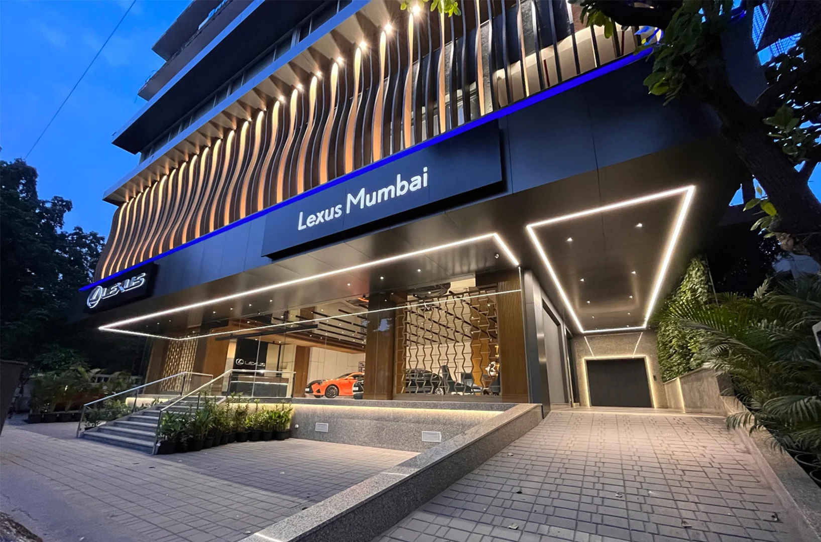 Lexus Guest Experience Center @ Mumbai — sales experience centre design by Ochreink, Mumbai