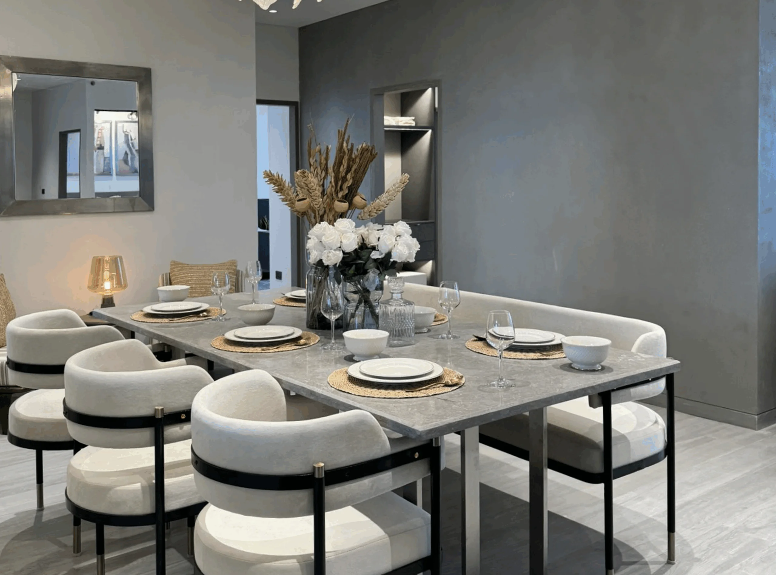 105 Sanctuary Show Flat @ Gurgaon — show flat interior design by Ochreink, Gurgaon